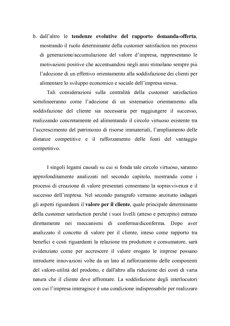 Anteprima della tesi: La misurazione della soddisfazione del cliente (customer satisfaction): una verifica empirica nel settore delle carte prepagate ricaricabili, Pagina 2