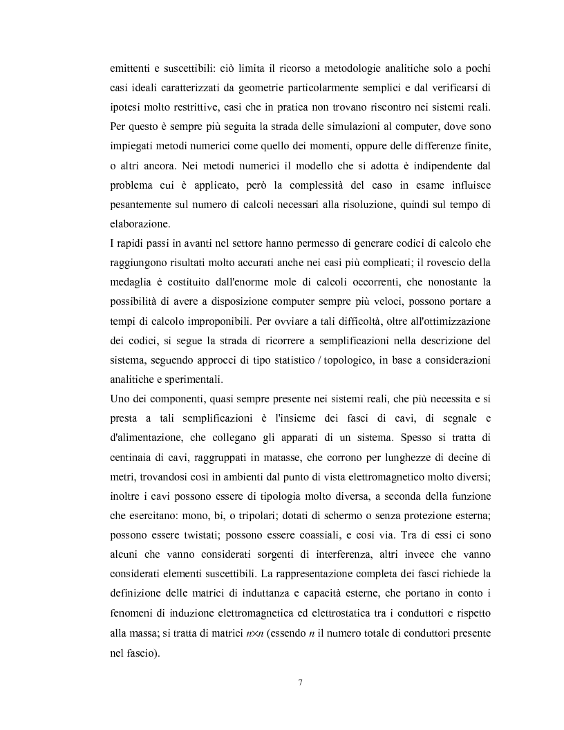 Anteprima della tesi: Caratterizzazione sperimentale degli effetti indotti da correnti impulsive su linee multiconduttore, Pagina 2