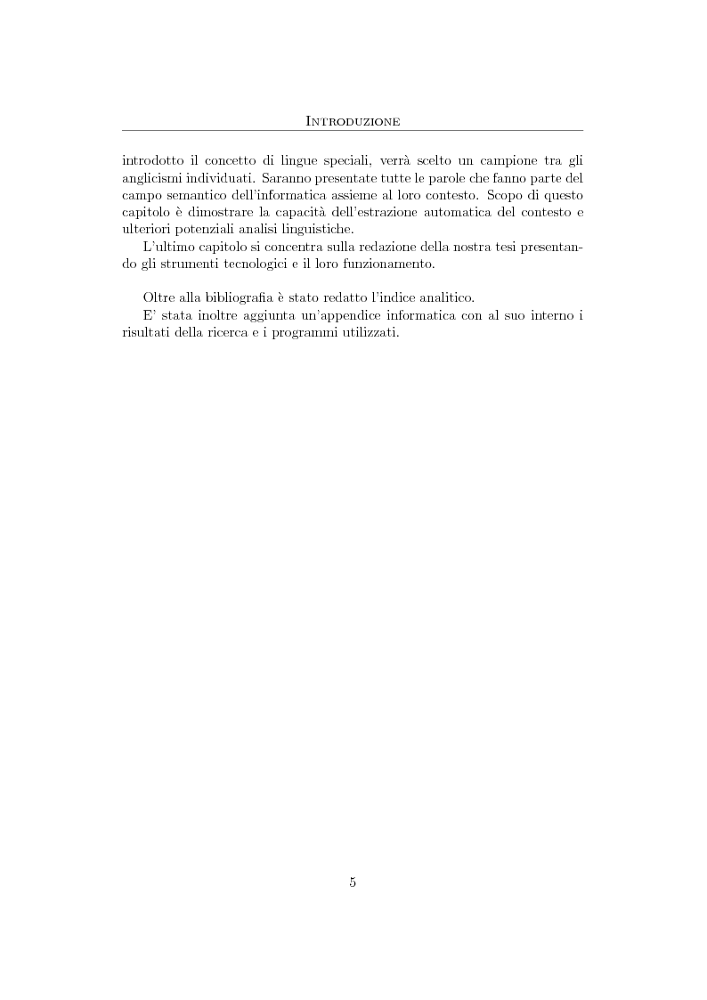 Anteprima della tesi: Anglicismi nel francese contemporaneo: tecniche di ricerca computazionale su un corpus giornalistico, Pagina 3