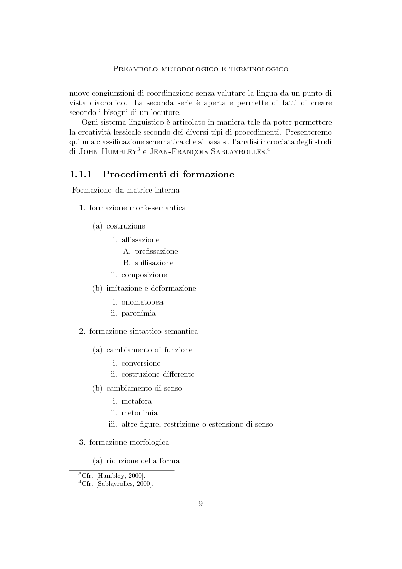 Anteprima della tesi: Anglicismi nel francese contemporaneo: tecniche di ricerca computazionale su un corpus giornalistico, Pagina 7