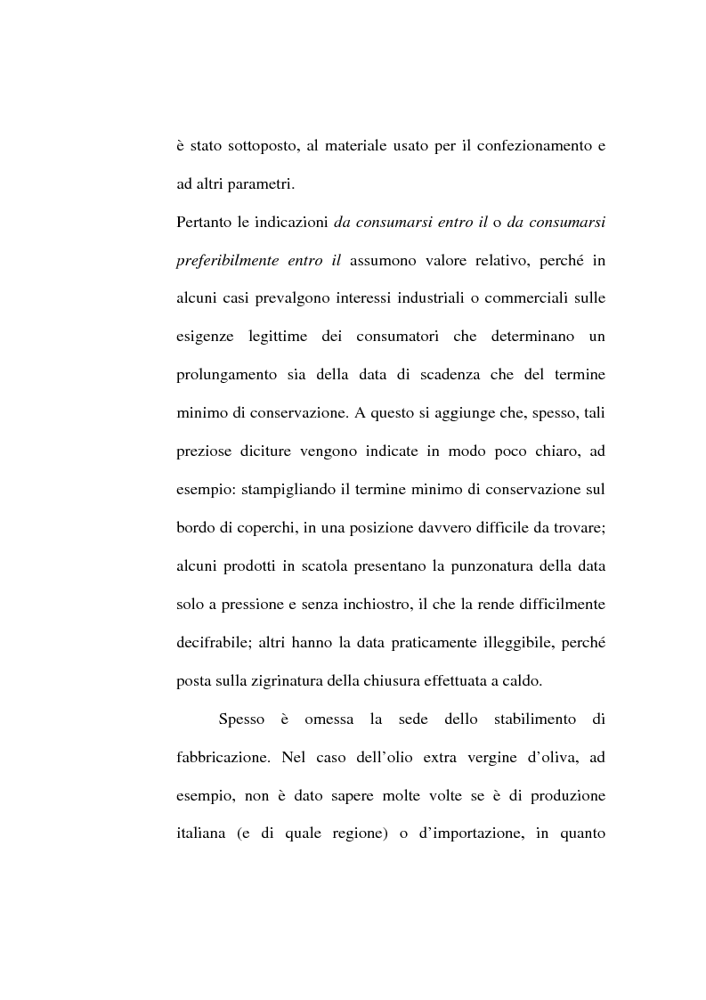 Anteprima della tesi: L'etichetta come vantaggio competitivo per le imprese alimentari, Pagina 11