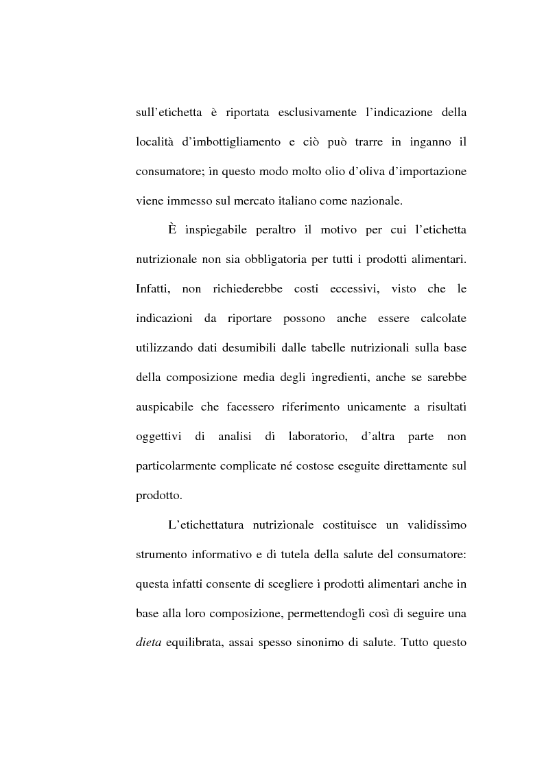 Anteprima della tesi: L'etichetta come vantaggio competitivo per le imprese alimentari, Pagina 12