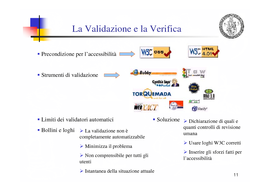 Anteprima della tesi: Metodologie e tecnologie per la verifica di accessibilità ai disabili di sistemi web, Pagina 11