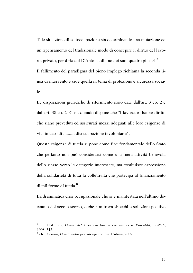 Anteprima della tesi: Intervento pubblico e tutela dell'occupazione, Pagina 12