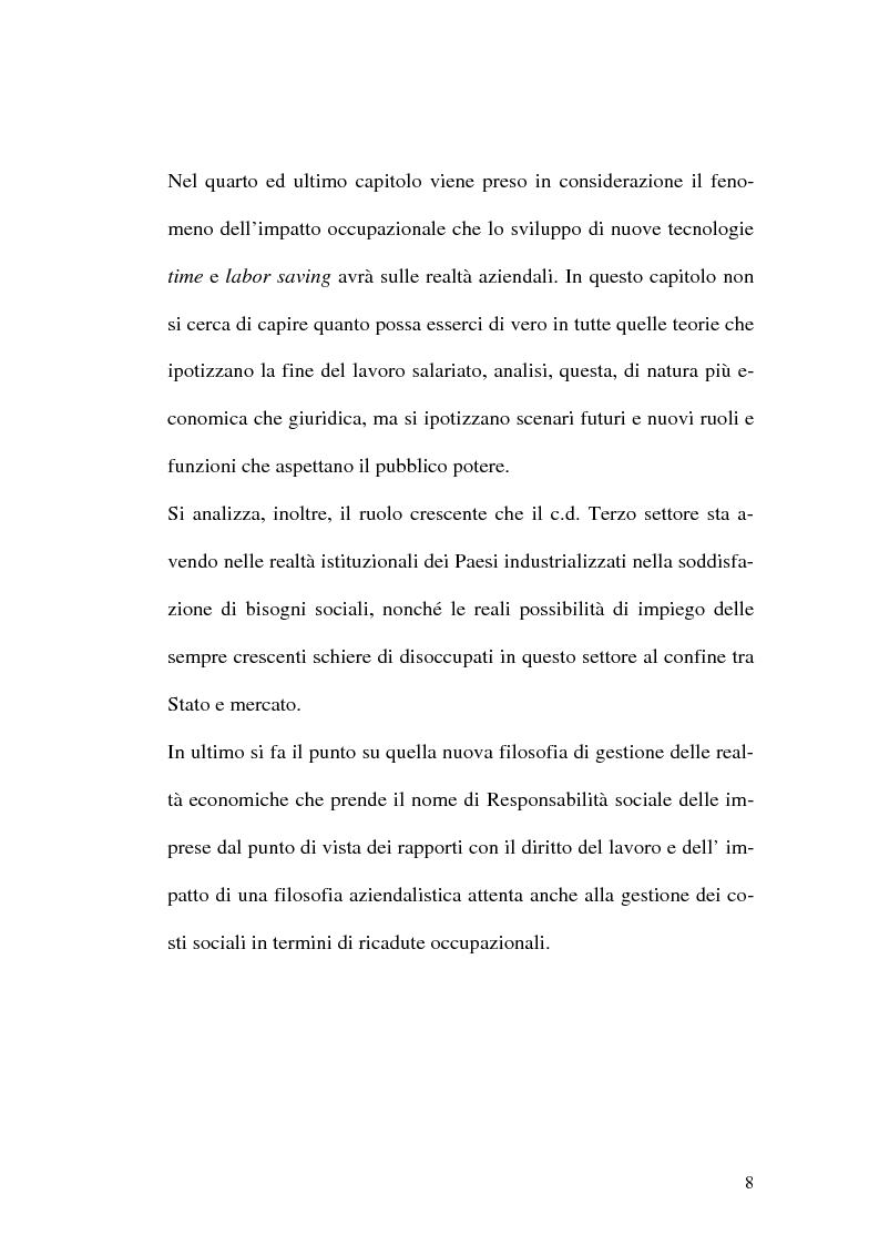 Anteprima della tesi: Intervento pubblico e tutela dell'occupazione, Pagina 5