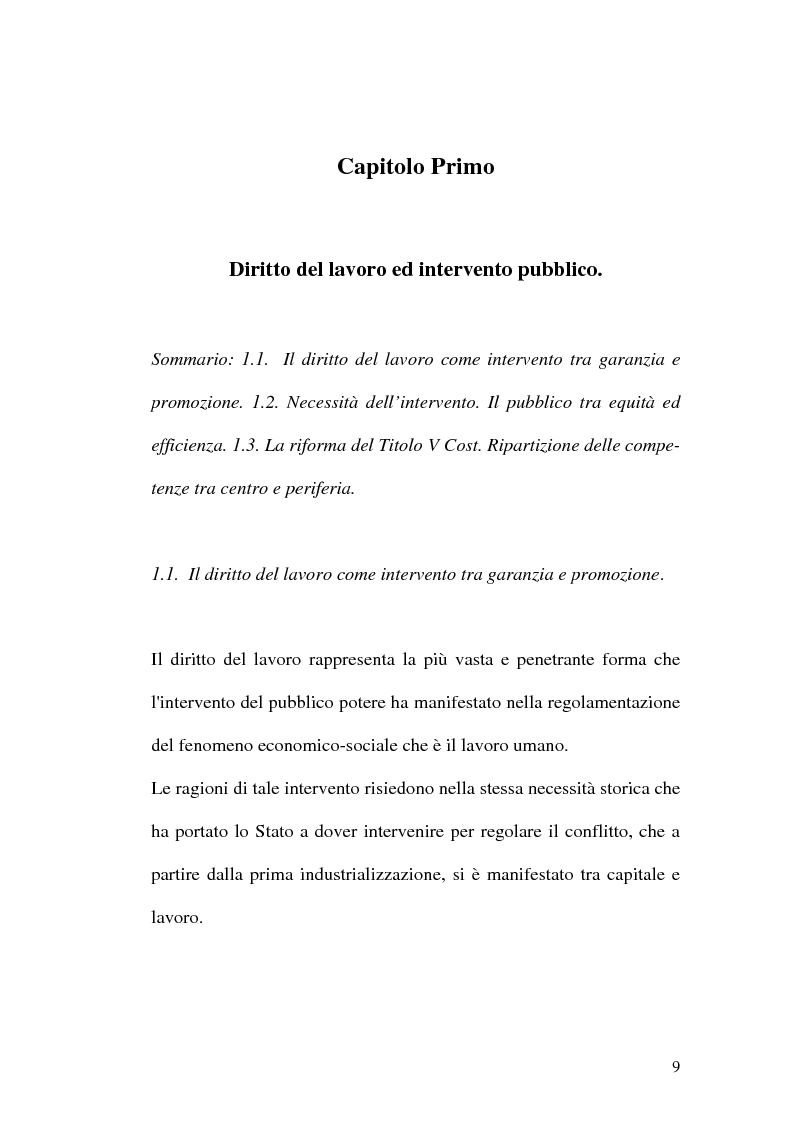 Anteprima della tesi: Intervento pubblico e tutela dell'occupazione, Pagina 6