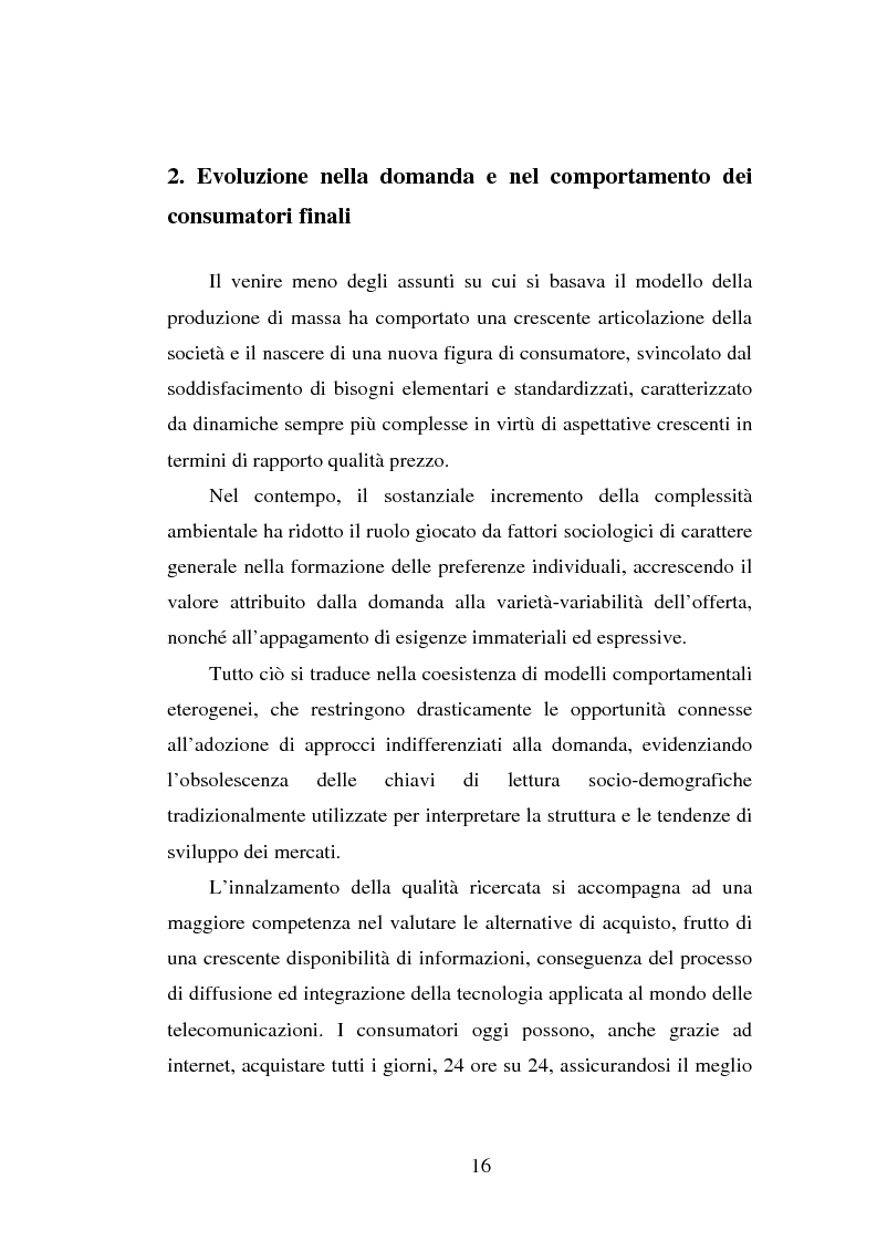 Anteprima della tesi: Micromarketing e carta fedeltà nella distribuzione moderna, Pagina 10