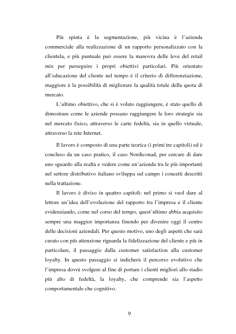 Anteprima della tesi: Micromarketing e carta fedeltà nella distribuzione moderna, Pagina 3