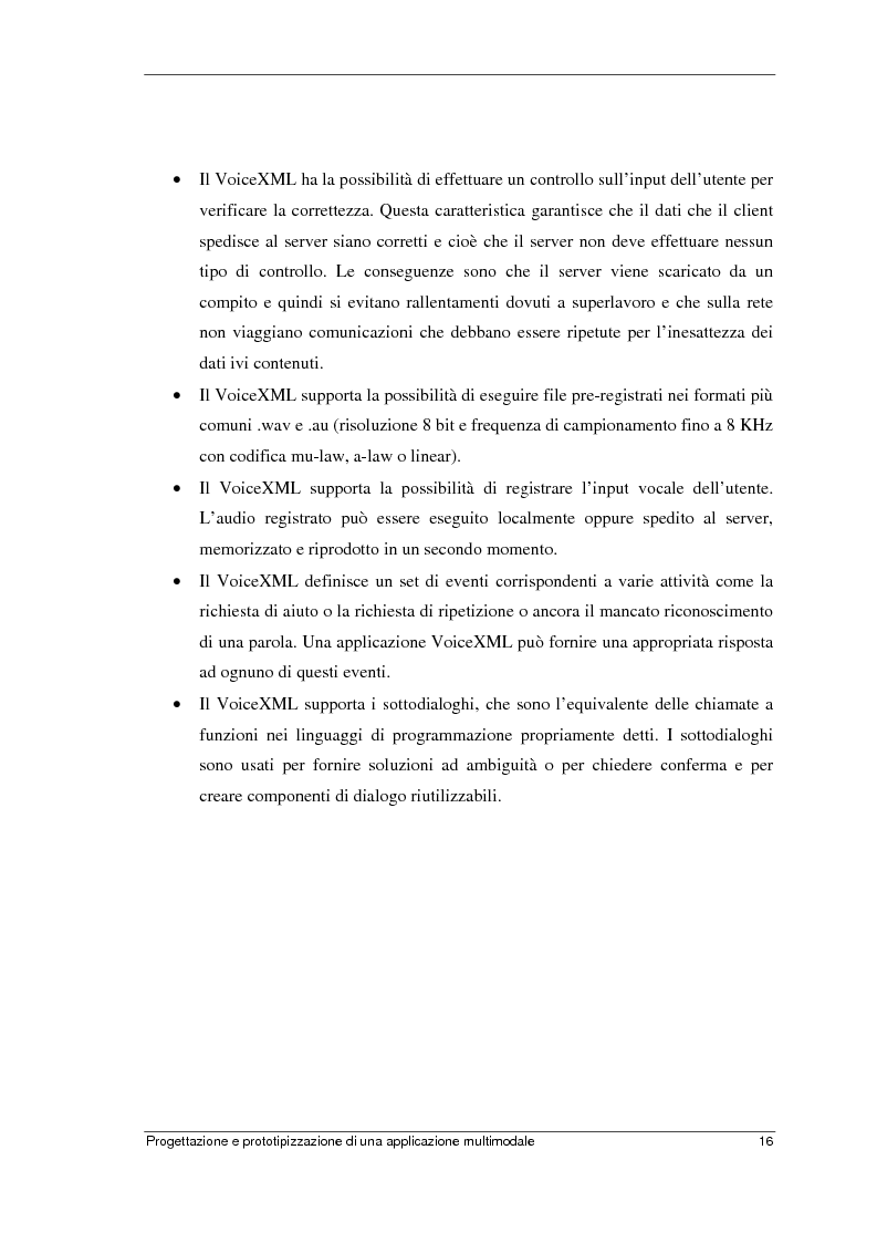 Anteprima della tesi: Progettazione e prototipizzazione di una applicazione multimodale, Pagina 12