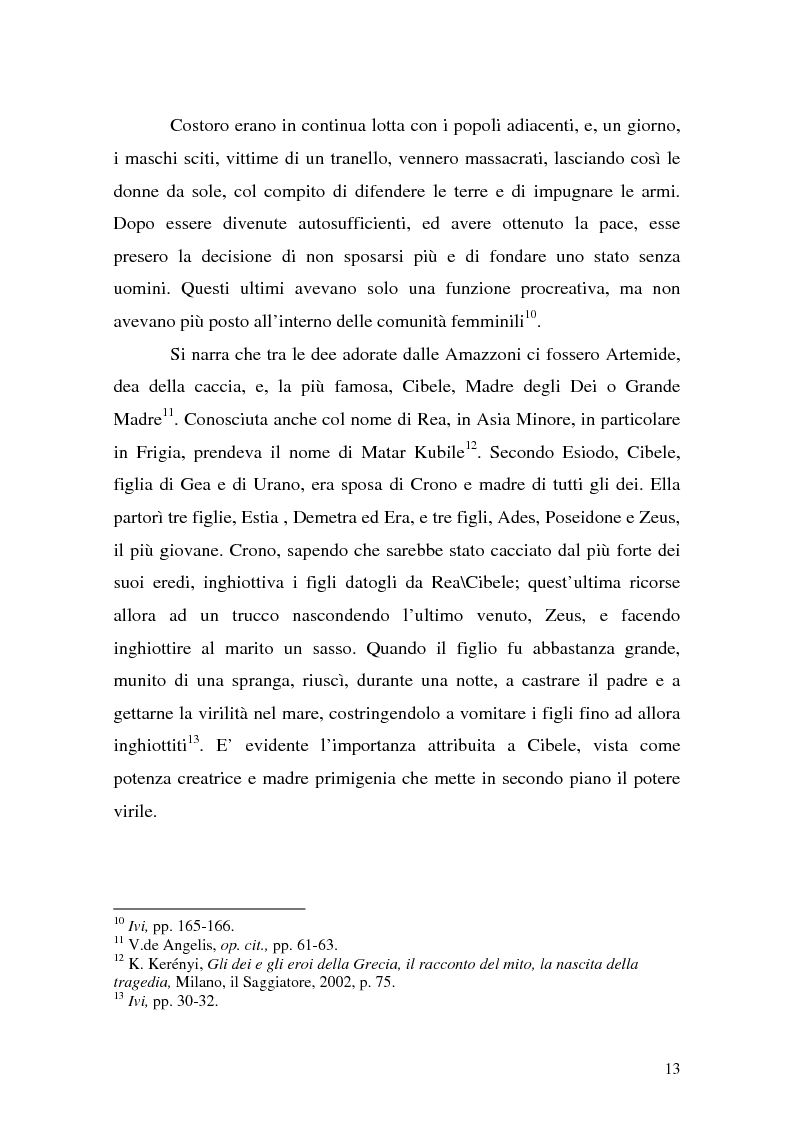 Anteprima della tesi: Pentesilea in Heinrich von Kleist e in Christa Wolf, Pagina 11