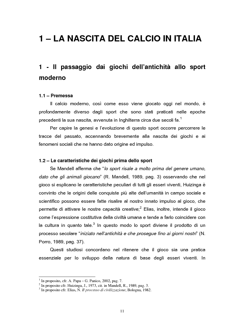 Anteprima della tesi: Le strategie di comunicazione delle società calcistiche italiane, Pagina 5