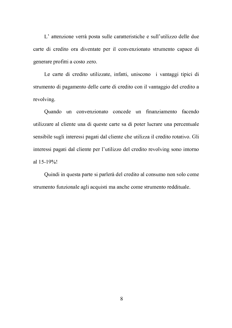 Anteprima della tesi: Credito al consumo: profili economici, regolamentazione e diversificazione del settore, Pagina 5