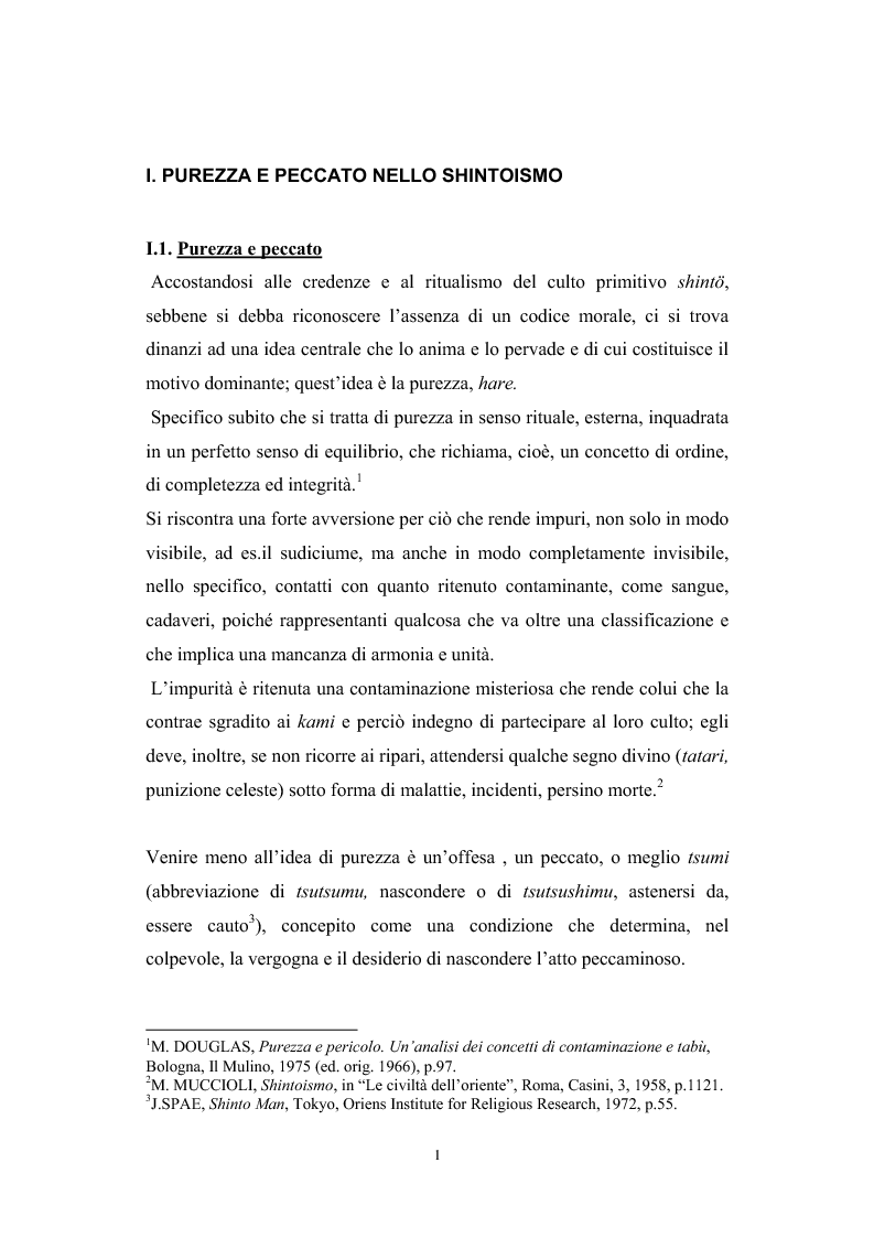 Anteprima della tesi: Le concezioni di purezza nella tradizione shinto, Pagina 6