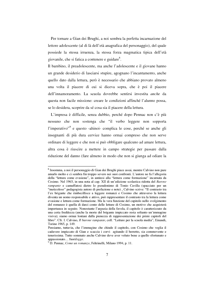 Anteprima della tesi: Quasi come Gian dei Brughi. Valore pegagogico e funzione della lettura ad alta voce nella scuola elementare, Pagina 7