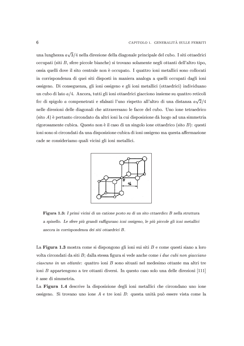 Anteprima della tesi: Proprietà magnetiche e strutturali di nanoferriti NiFe2 O4, Pagina 6