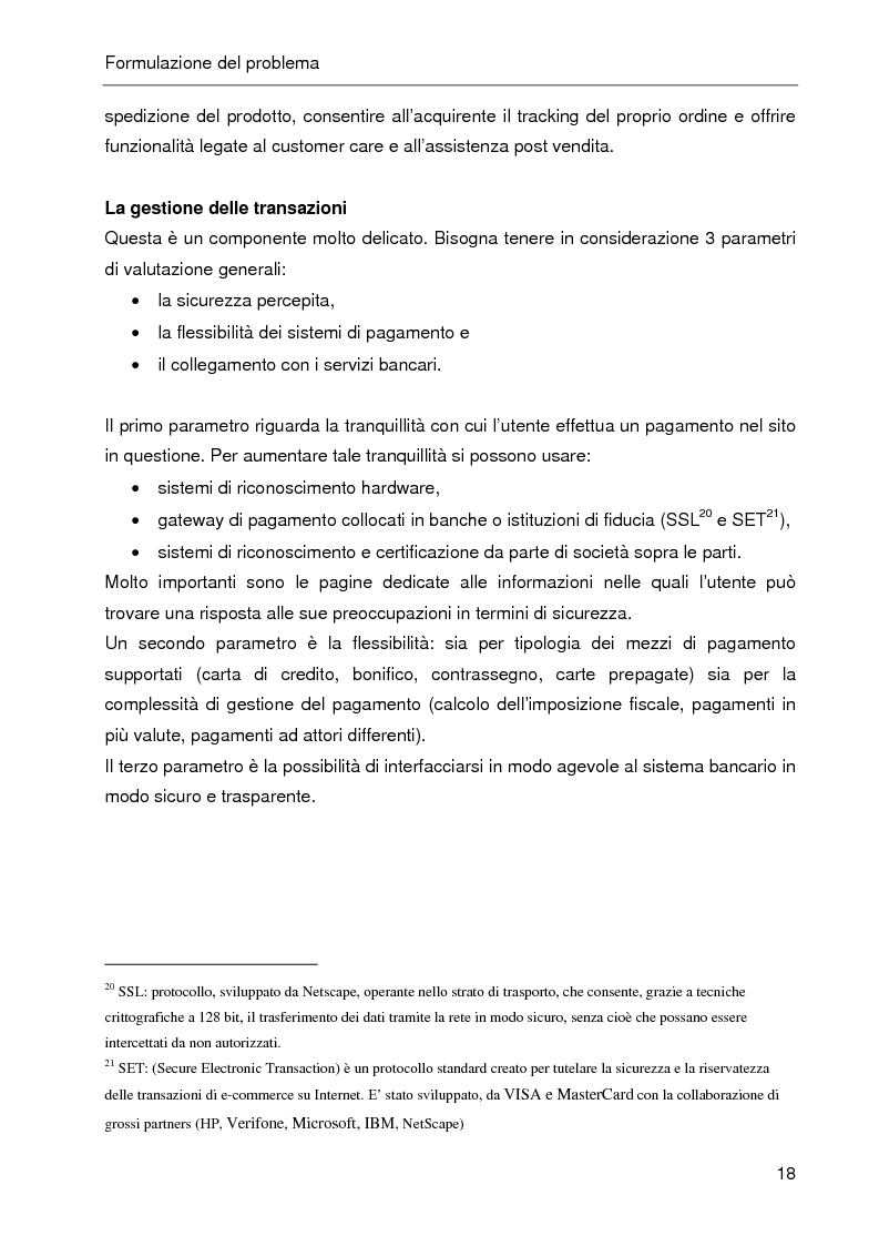 Anteprima della tesi: E-CRM. Progetto e realizzazione di un ‘e-mall’ orientato al cliente., Pagina 13