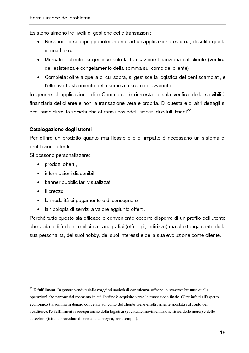 Anteprima della tesi: E-CRM. Progetto e realizzazione di un ‘e-mall’ orientato al cliente., Pagina 14