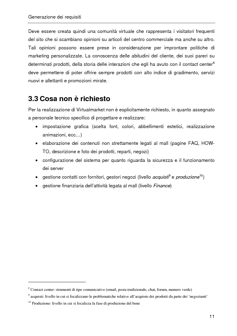 Anteprima della tesi: E-CRM. Progetto e realizzazione di un ‘e-mall’ orientato al cliente., Pagina 6