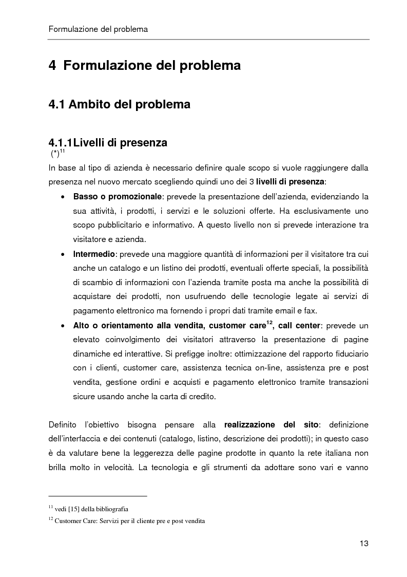 Anteprima della tesi: E-CRM. Progetto e realizzazione di un ‘e-mall’ orientato al cliente., Pagina 8