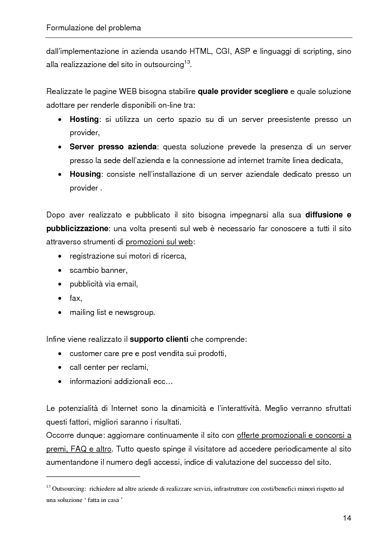 Anteprima della tesi: E-CRM. Progetto e realizzazione di un ‘e-mall’ orientato al cliente., Pagina 9