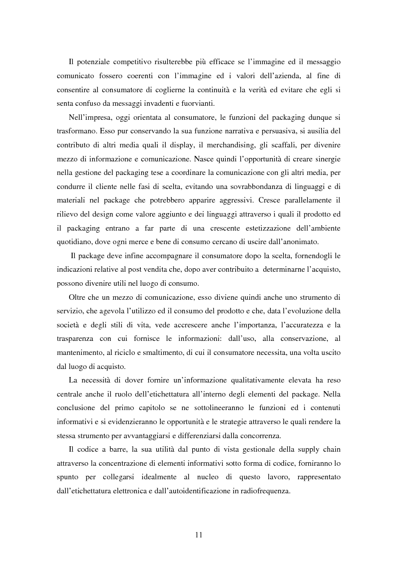 Anteprima della tesi: SMART TAGS - Le etichette elettroniche come strumento di marketing, Pagina 3