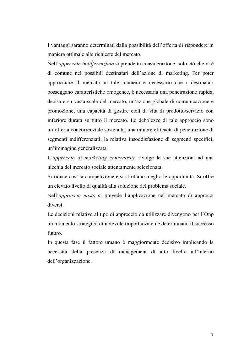 Anteprima della tesi: Marketing Sociale e sostenibilità sociale Nei Paesi del Terzo Mondo, Pagina 7