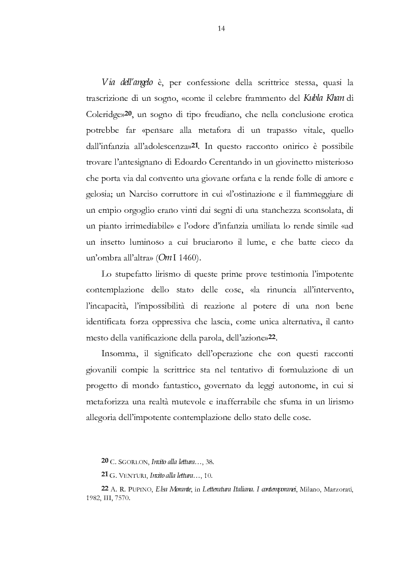 Anteprima della tesi: Luogo e pensiero del sogno. Itinerario morantiano., Pagina 14