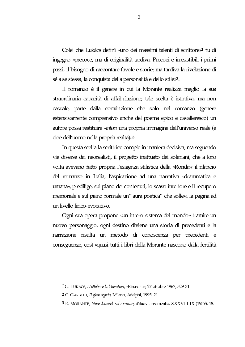 Anteprima della tesi: Luogo e pensiero del sogno. Itinerario morantiano., Pagina 2
