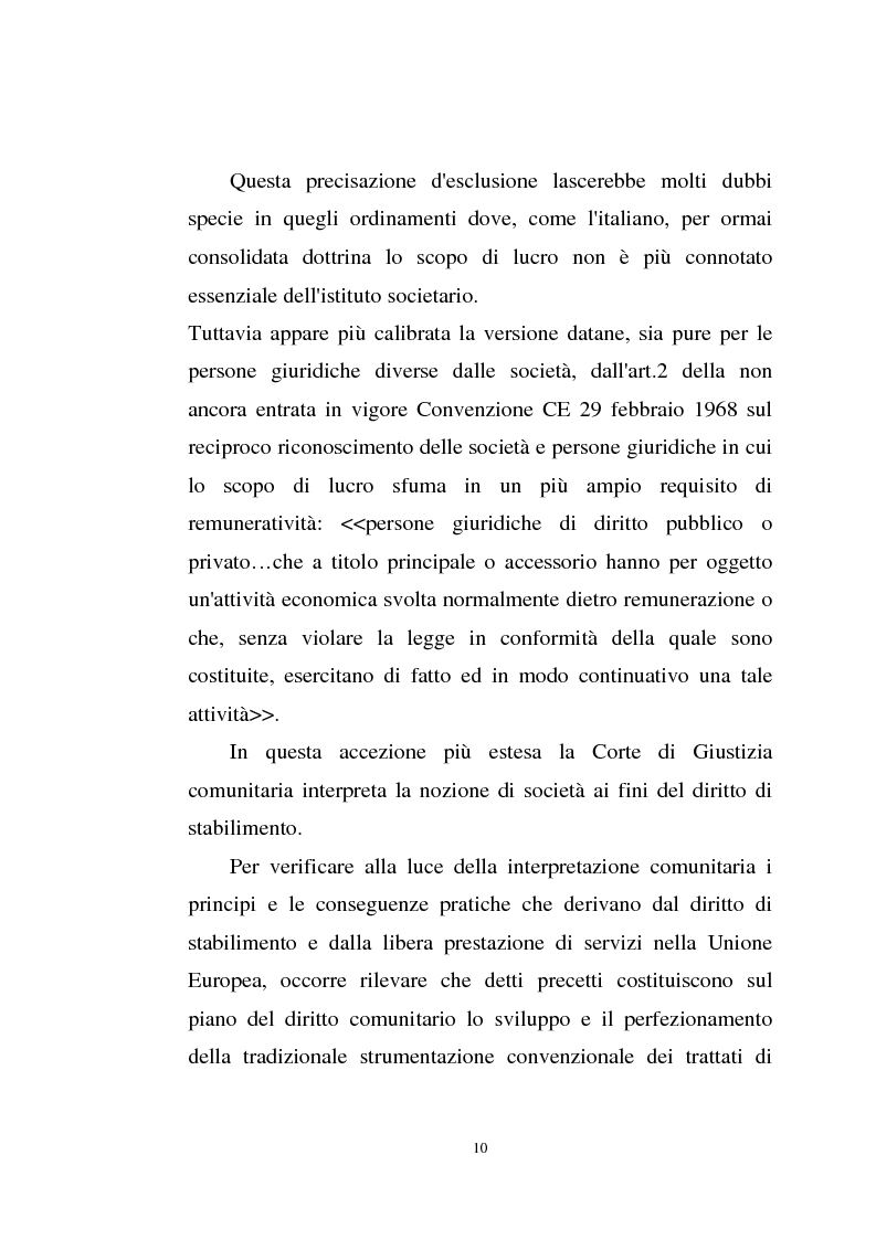 Anteprima della tesi: La disciplina comunitaria sulla '' società per azioni '' europea, Pagina 8