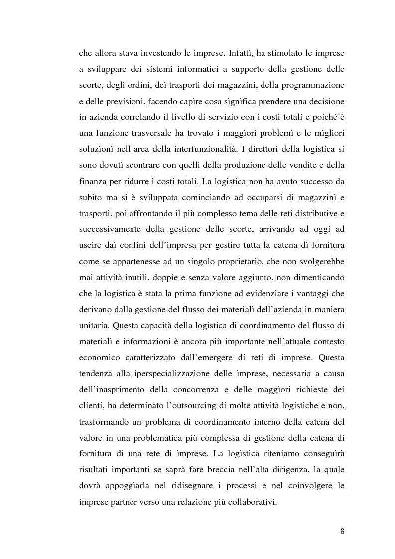 Anteprima della tesi: Modelli per i supermercati on-line: un confronto fra casi italiani ed esteri, Pagina 5