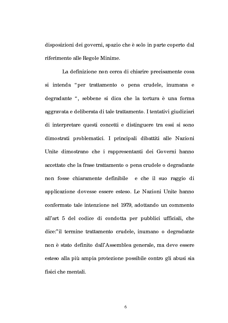 Anteprima della tesi: Analisi criminologica della tortura, Pagina 6