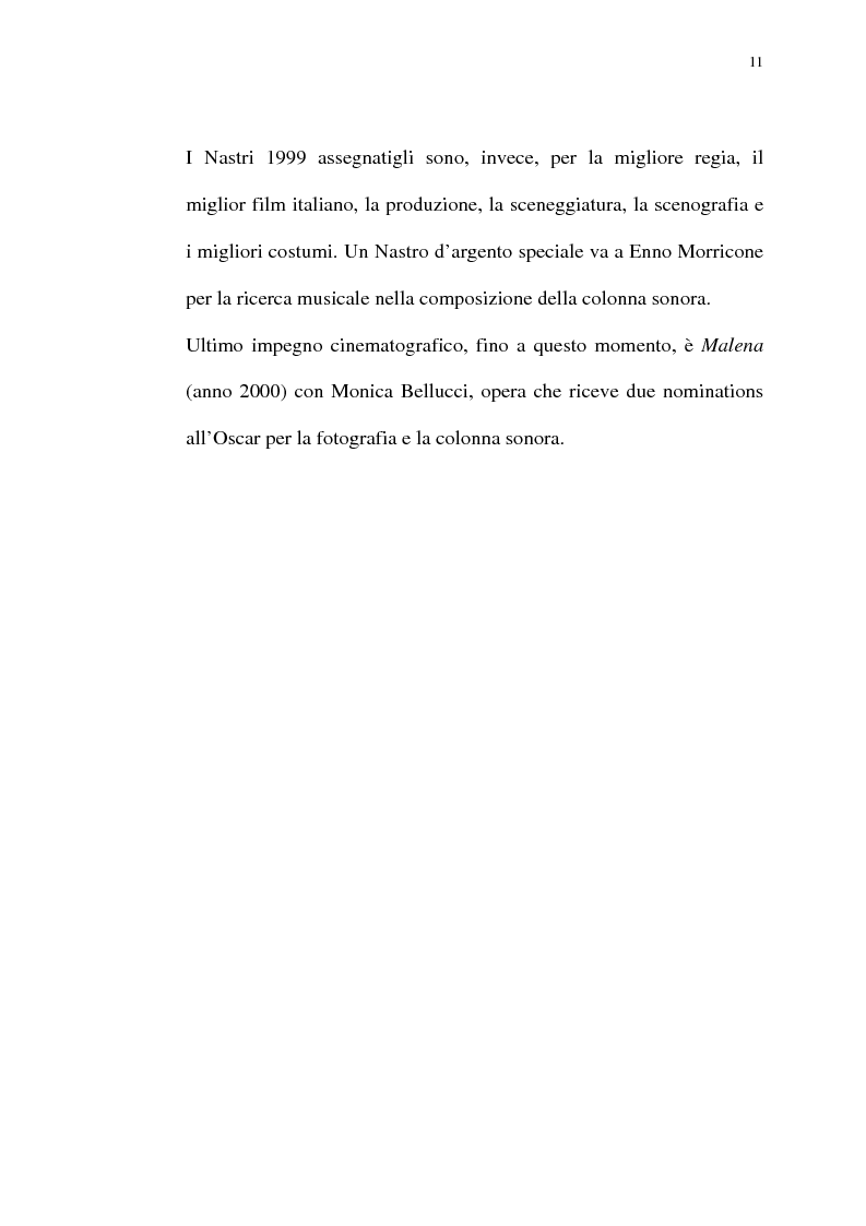 Anteprima della tesi: Per Giuseppe Tornatore: La leggenda del Pianista sull'Oceano, Pagina 9