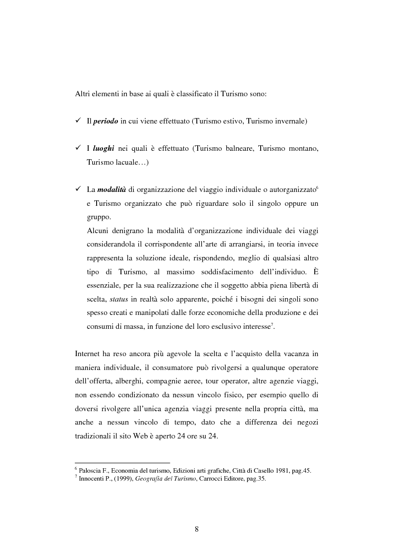 Anteprima della tesi: Il turismo online, Pagina 5