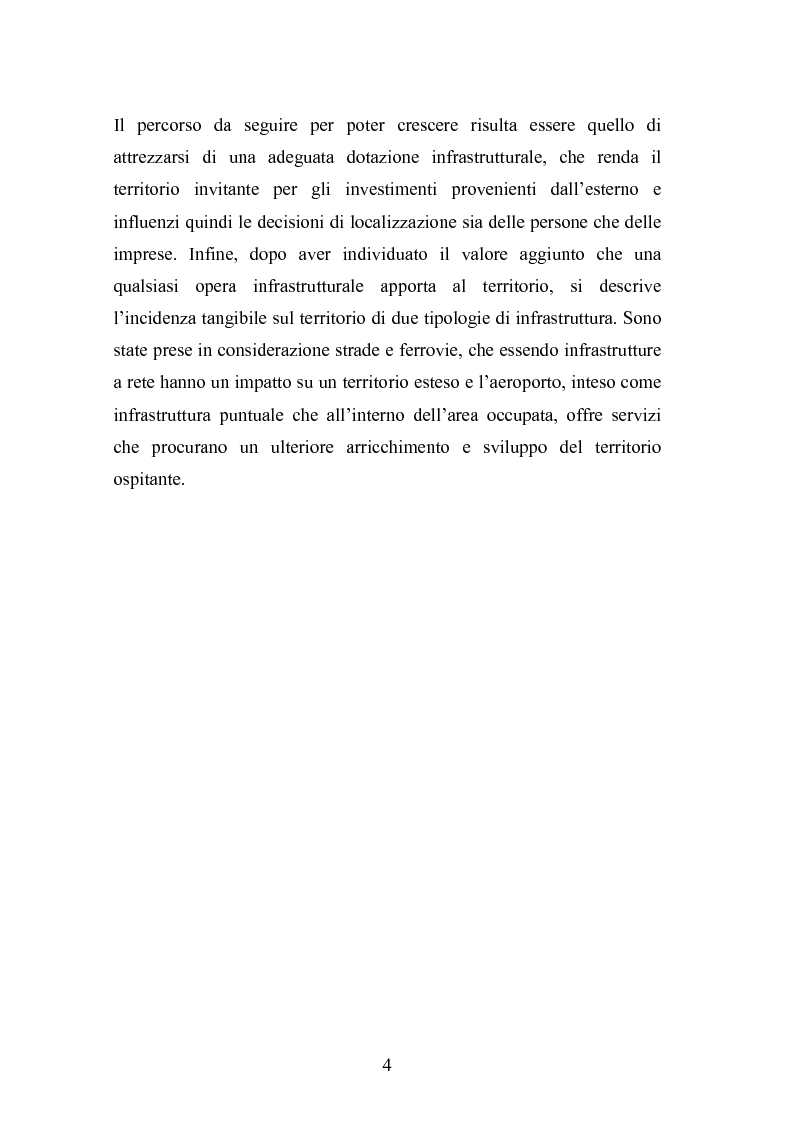 Anteprima della tesi: Il ruolo delle infrastrutture nello sviluppo regionale: la complessità normativa come fattore di rallentamento dei processi decisionali, Pagina 4