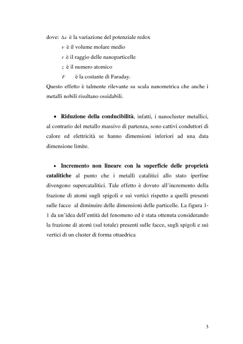 Anteprima della tesi: Studio del meccanismo di formazione di cluster d'oro mediante spettroscopia ottica, Pagina 3