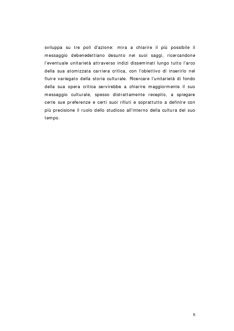 Anteprima della tesi: Giacomo Debenedetti: una ''particella estranea'' nella storia della critica letteraria italiana del Novecento, Pagina 9