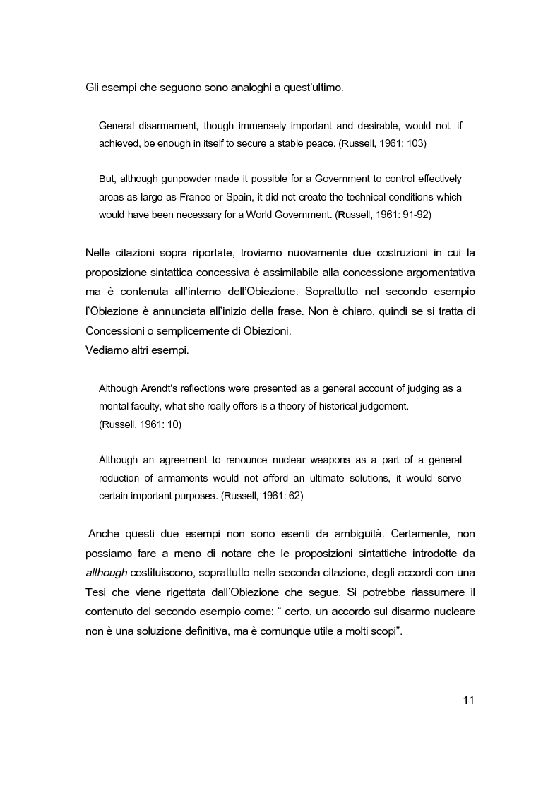 Anteprima della tesi: Sintassi e lessico dell'argomentazione, Pagina 10
