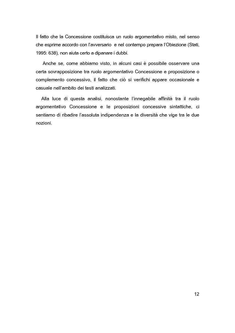 Anteprima della tesi: Sintassi e lessico dell'argomentazione, Pagina 11