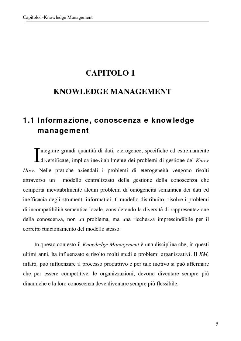 Anteprima della tesi: Sistema per la gestione degli skills con metodologie di rappresentazione della conoscenza, Pagina 5