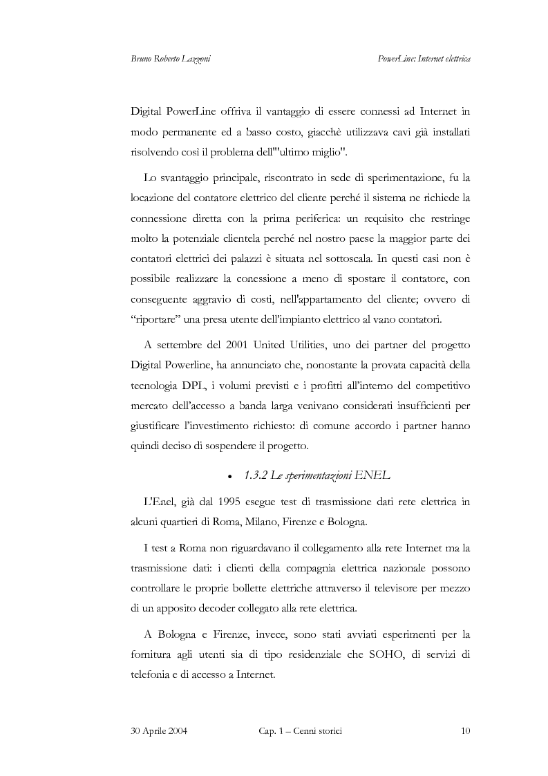 Anteprima della tesi: Powerline: Internet Elettrica, Pagina 13