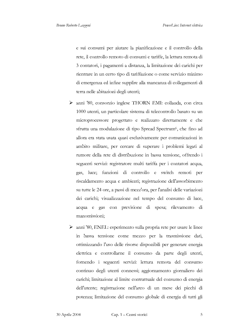 Anteprima della tesi: Powerline: Internet Elettrica, Pagina 8