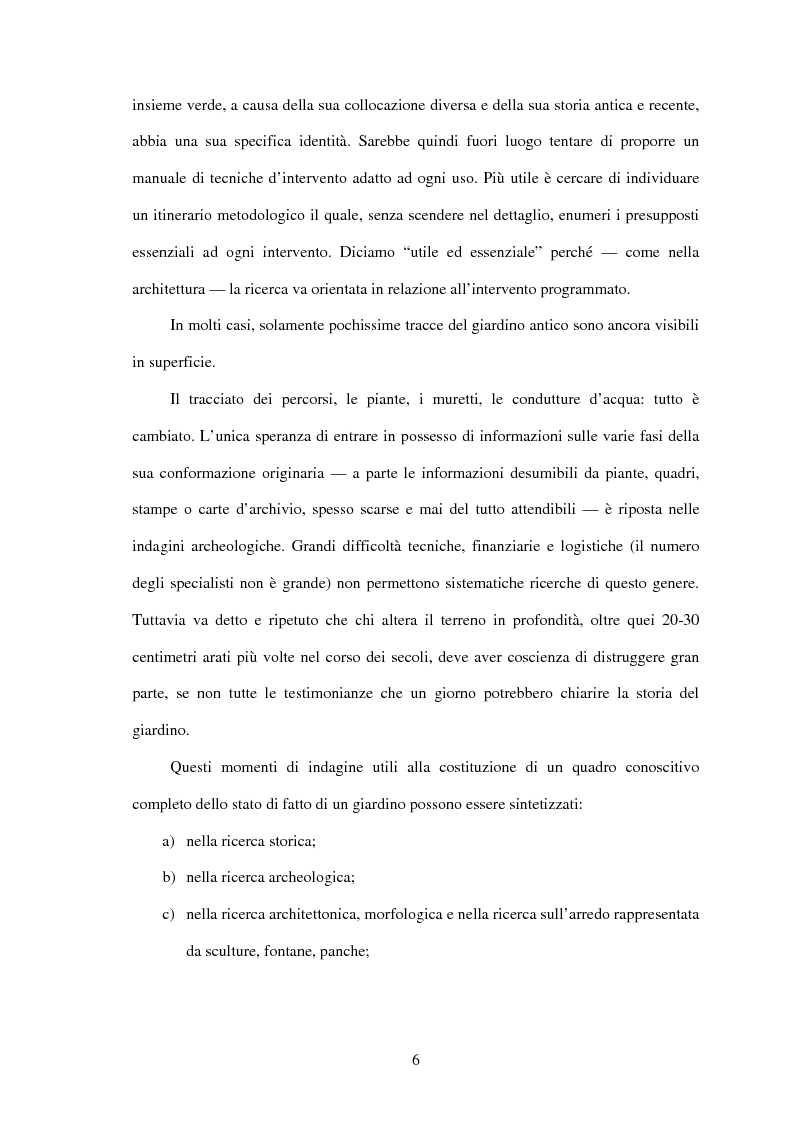 Anteprima della tesi: Il restauro di Parco Papadopoli in San Polo di Piave (Tv), Pagina 3