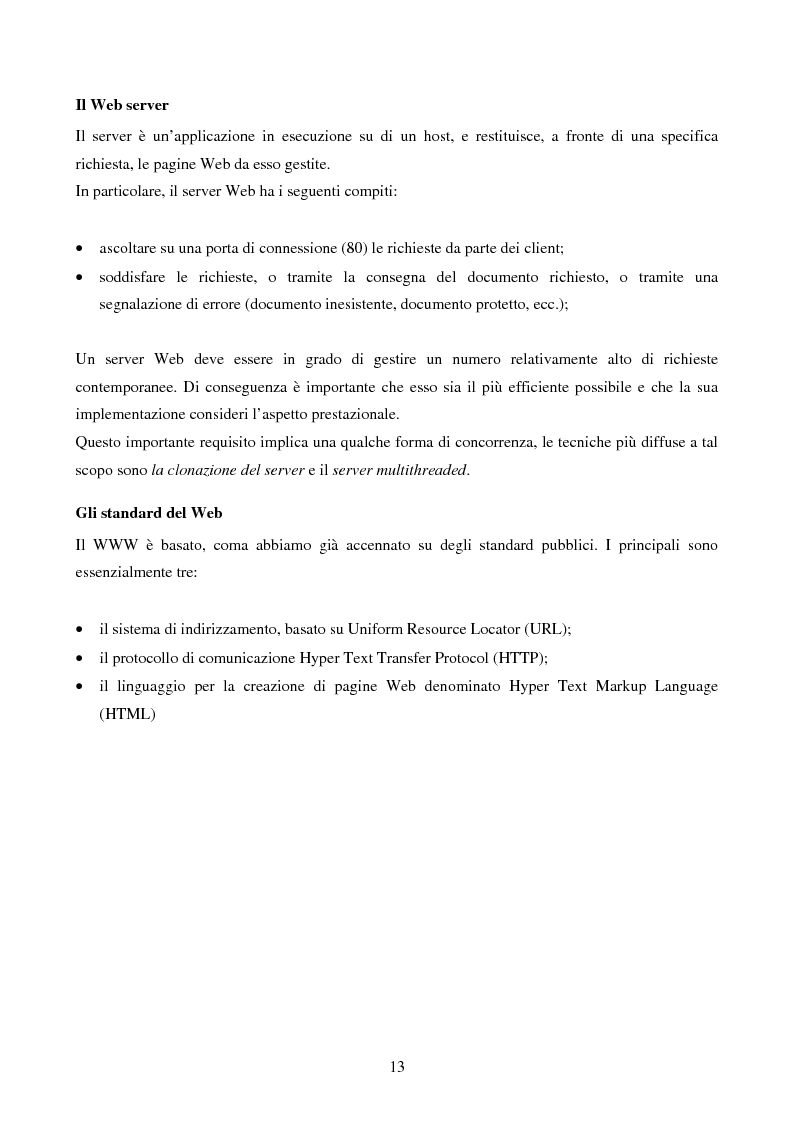 Anteprima della tesi: IVQS SERVER: un sistema client/server di interrogazione di basi di dati multimediali in rete, ad elevato grado di usabilità, con interfaccia iconica, Pagina 13