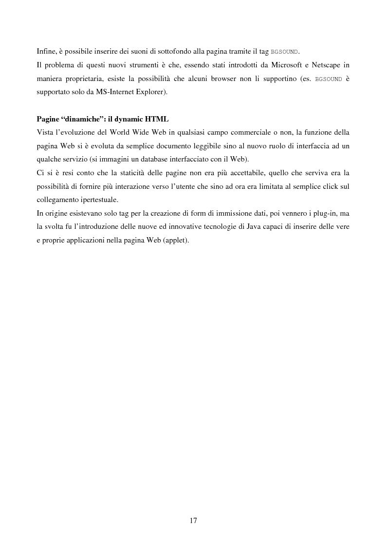 Anteprima della tesi: IVQS SERVER: un sistema client/server di interrogazione di basi di dati multimediali in rete, ad elevato grado di usabilità, con interfaccia iconica, Pagina 17