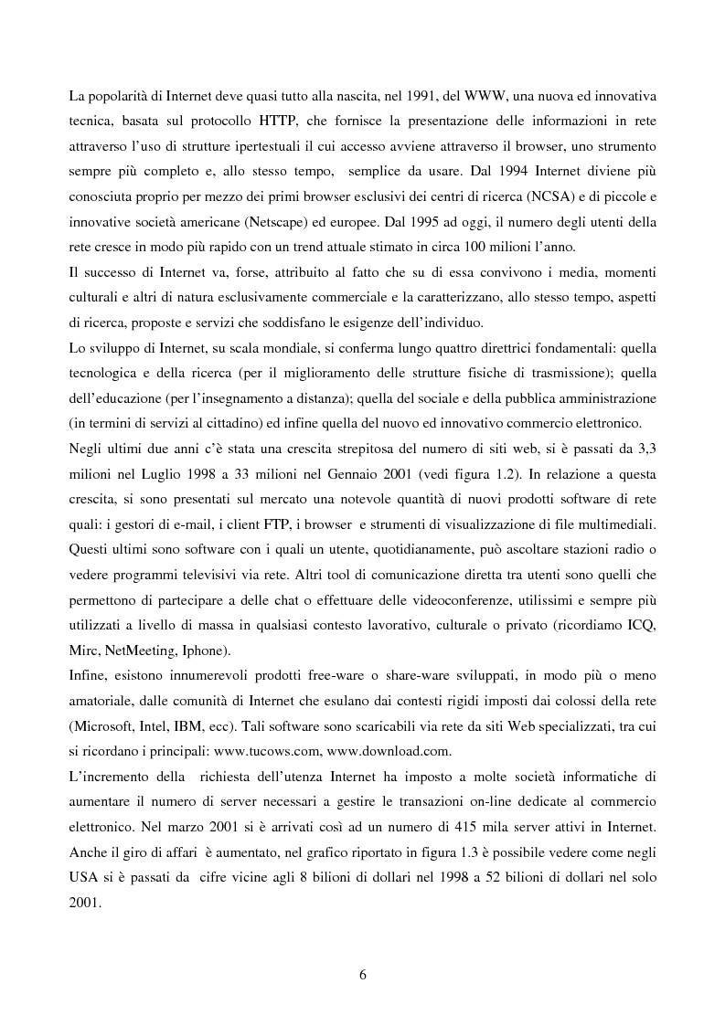 Anteprima della tesi: IVQS SERVER: un sistema client/server di interrogazione di basi di dati multimediali in rete, ad elevato grado di usabilità, con interfaccia iconica, Pagina 6