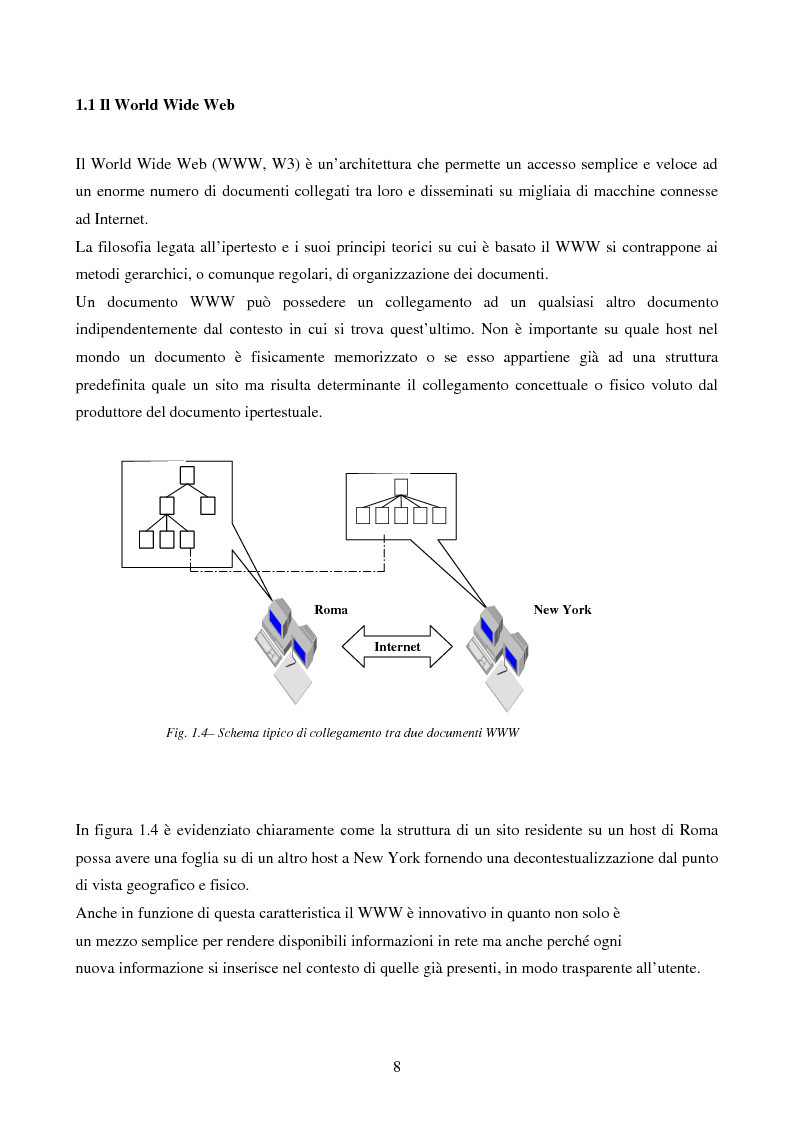 Anteprima della tesi: IVQS SERVER: un sistema client/server di interrogazione di basi di dati multimediali in rete, ad elevato grado di usabilità, con interfaccia iconica, Pagina 8