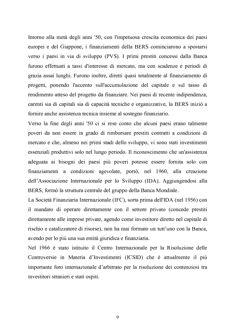 Anteprima della tesi: La Banca Europea per la ricostruzione e lo sviluppo: Istituzione, Organizzazione e Operatività, Pagina 5