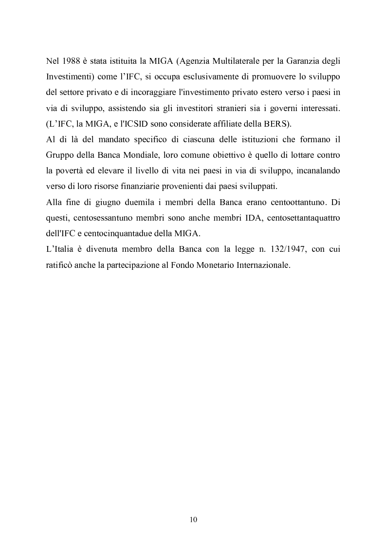Anteprima della tesi: La Banca Europea per la ricostruzione e lo sviluppo: Istituzione, Organizzazione e Operatività, Pagina 6