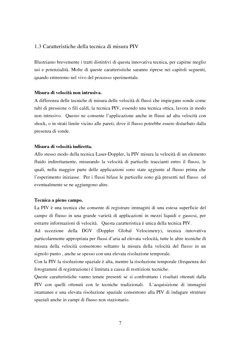 Anteprima della tesi: Misure sperimentali del flusso attorno ad un cilindro con tecnica P.I.V. ed analisi dei risultati, Pagina 7