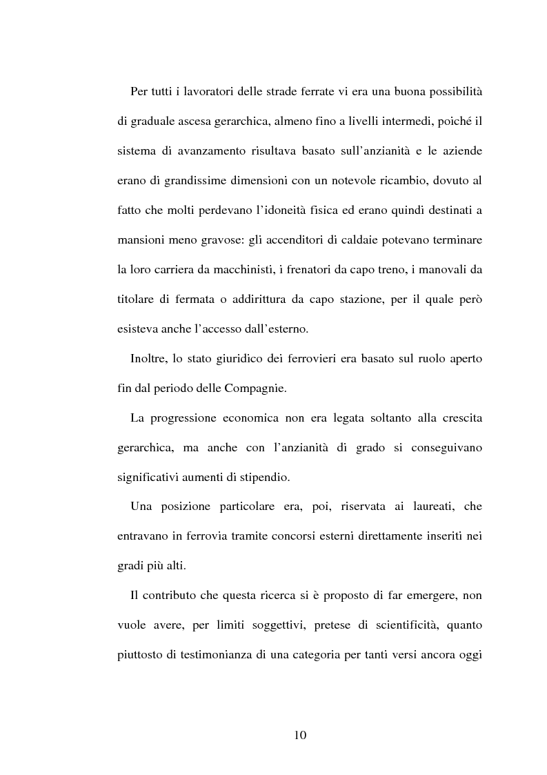 Anteprima della tesi: L'origine del movimento sindacale in ferrovia e l'Italia post-unitaria, Pagina 10